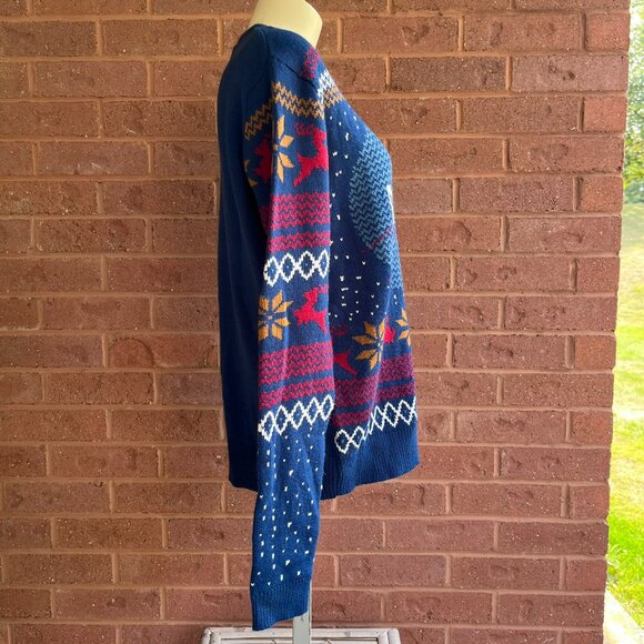 1(love) NASA Ugly Christmas Sweater-Captain! - Picture 3 of 11